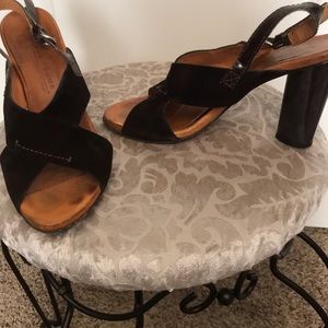 Brown leather 5” sandals